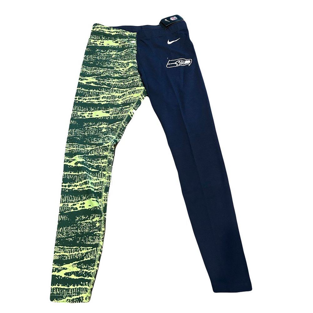NWT Seattle Seahawks Nike Leg-A-See Women's Logo Yoga Leggings Pants